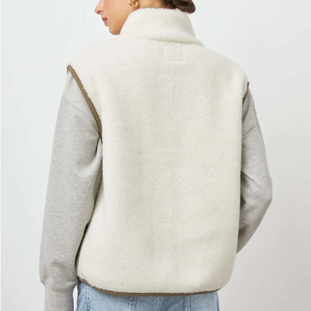 Rails Sherpa Fleece Pryanka Vest Sz XS - Picture 3 of 14